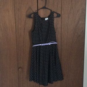 Elle patterned cocktail dress